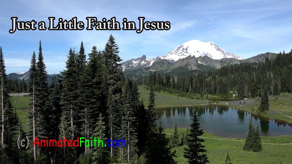 Just a Little Faith in Jesus - Be Encouraged - Don't Let Depression Reign